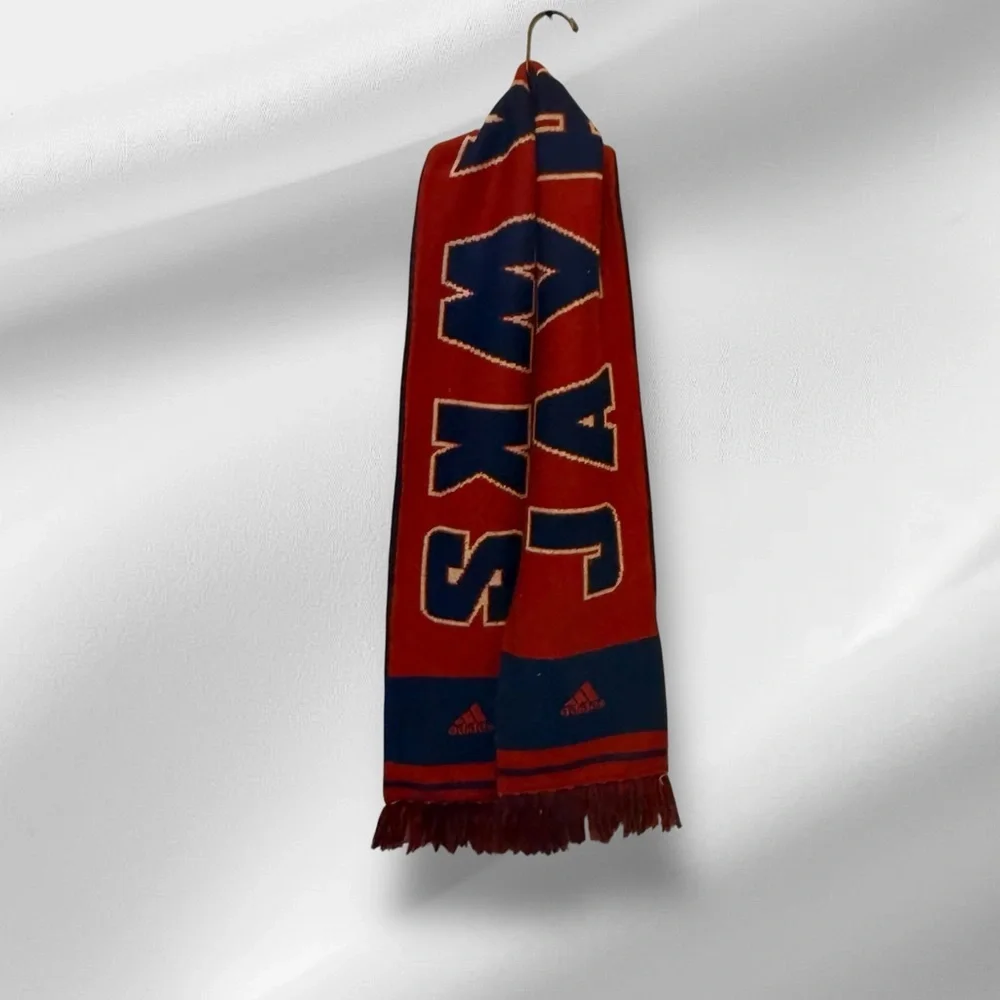 Adidas KU Kansas Jayhawks Thick Sweater Scarf